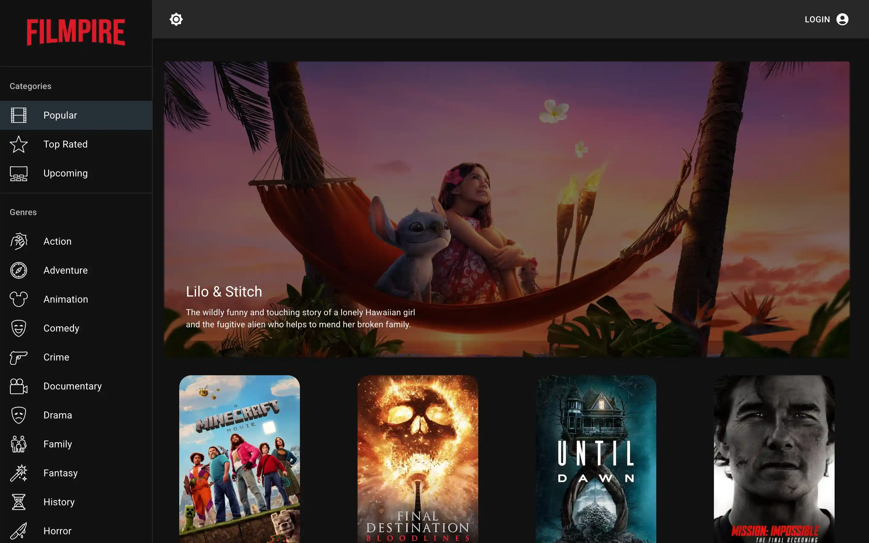 An image of the Filmpire project.